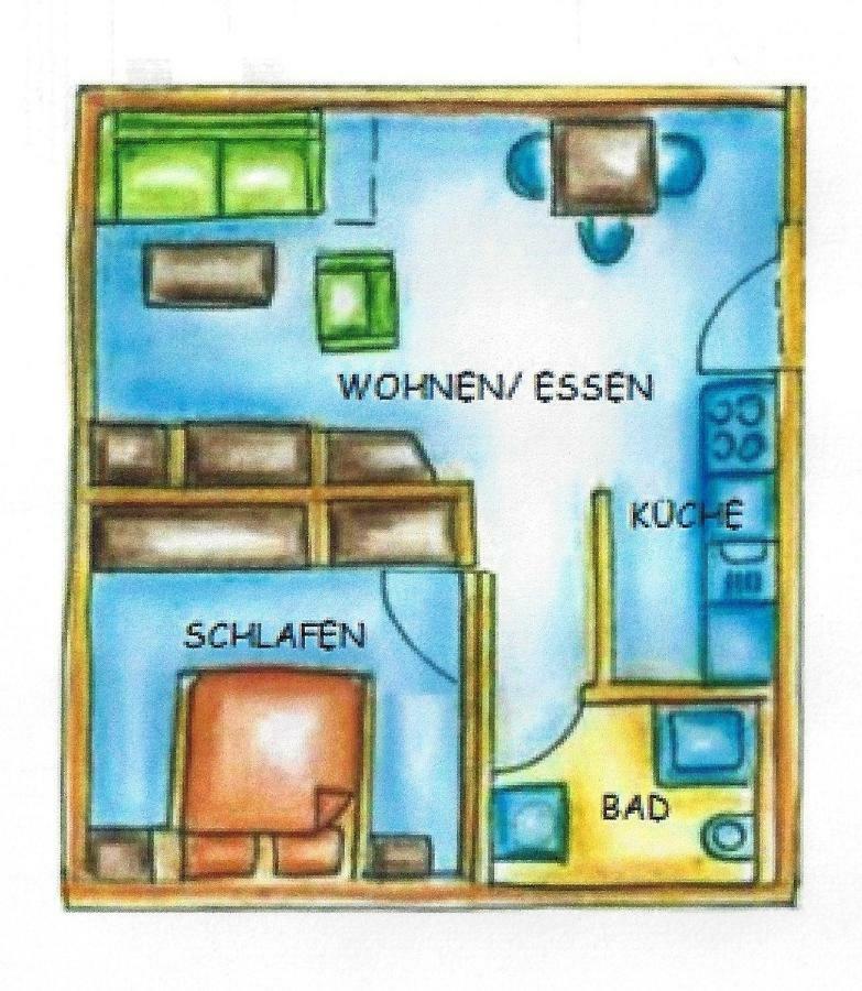 Strandnahe Ferienwohnung Ruegen ดรันส์เคอ ภายนอก รูปภาพ